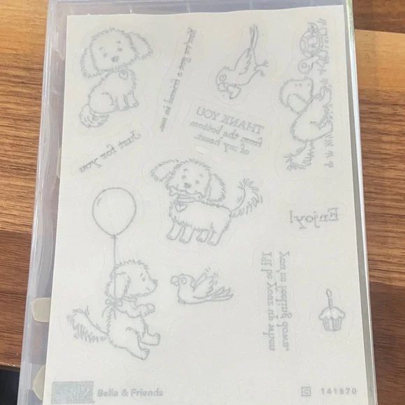 Stampin' Up! 3 different collections: Postcard pal,Bella &Friends, Pretty Kitty - Picture 4 of 8